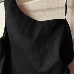 Xscape Black One Shoulder Dress